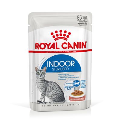 Royal Canin Indoor Sterilised w sosie adult 85 g × 12