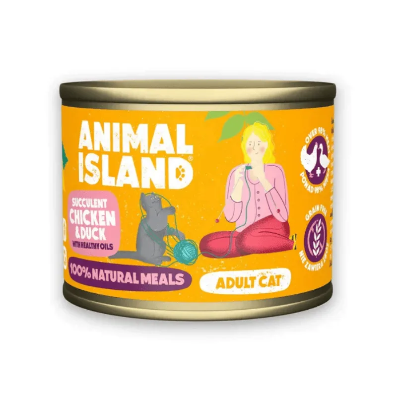 Animal Island kaczka, kurczak pasztet adult 200 g