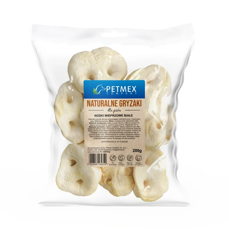 Petmex noski wieprzowe białe 200 g