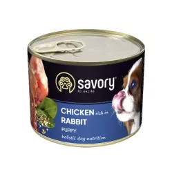 Savory królik, kurczak puppy 200 g