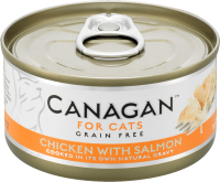 Canagan For Cats kurczak, łosoś w sosie adult 75 g
