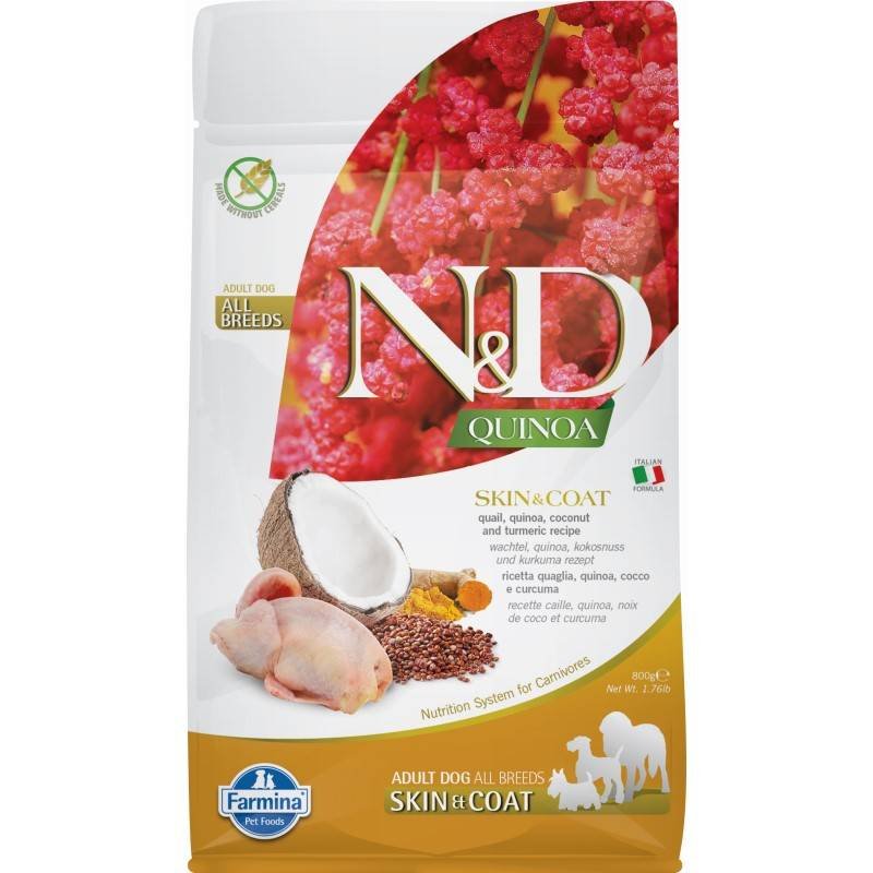 Farmina N&D Quinoa przepiórka adult małe rasy 800 g