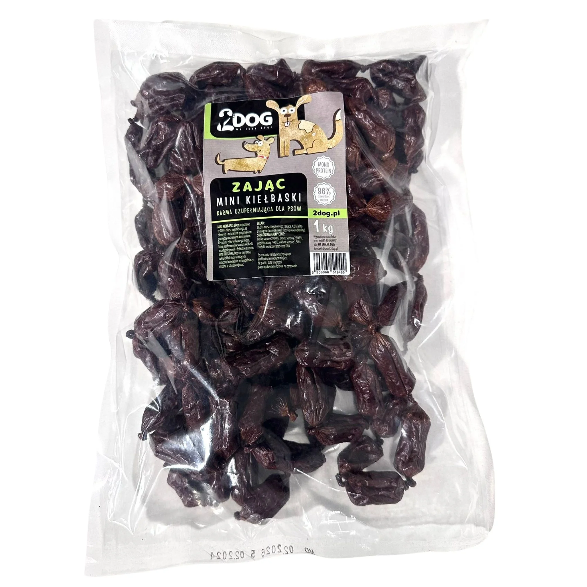 2Dog zając 1 kg