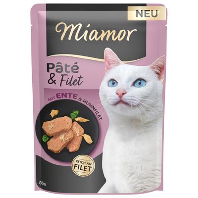 Miamor Pâté & Filet kaczka pasztet adult 85 g × 30
