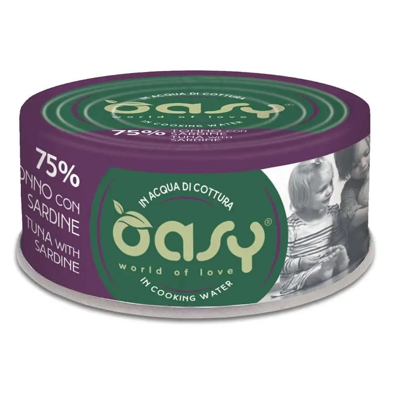 Oasy More Love sardynka, tuńczyk pasztet adult 70 g