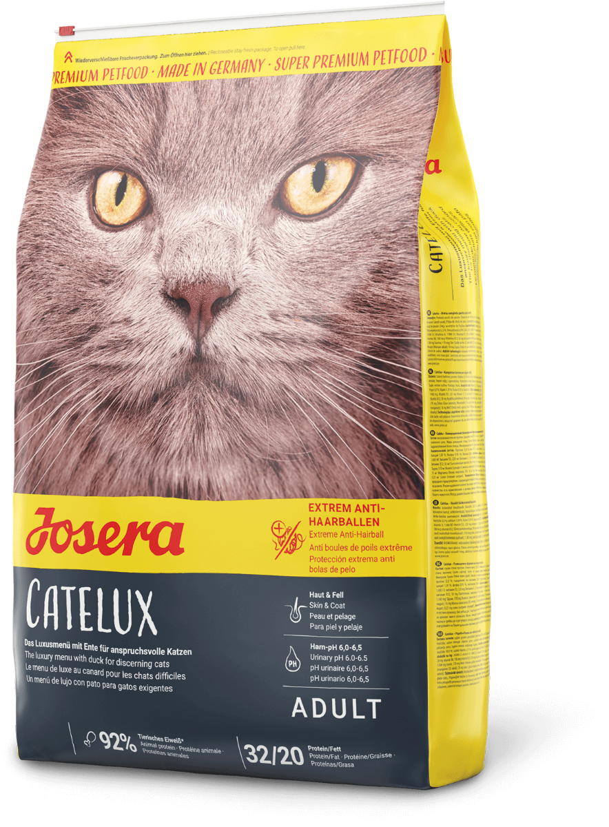 Josera Catelux Hairball kaczka z ziemniakiem adult 10 kg