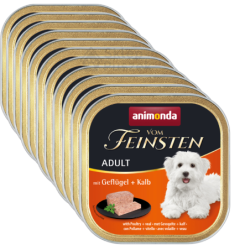 Animonda Vom Feinsten cielęcina, drób adult 150 g × 11