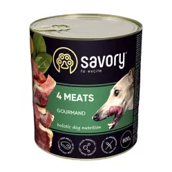 Savory indyk, jagnięcina, kaczka, kurczak adult 800 g