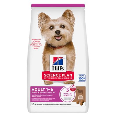 Hill's Science Plan jagnięcina z ryżem adult małe rasy 1.5 kg × 2