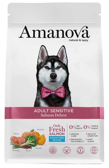 Amanova Sensitive Salmon Deluxe łosoś adult 2 kg