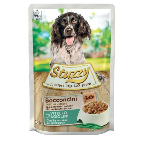 Stuzzy Bocconcini cielęcina z groszkiem 100 g