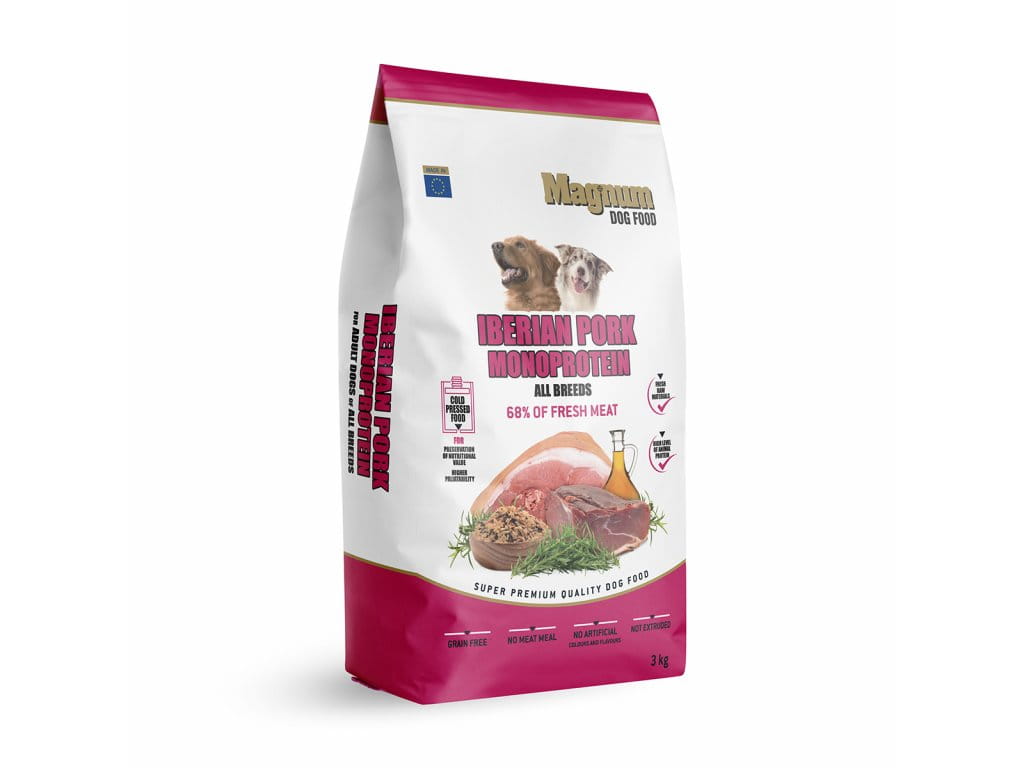 Magnum Iberian Pork Monoprotein wieprzowina adult 3 kg