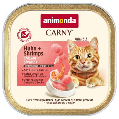 Animonda Carny krewetki, kurczak adult 85 g × 64