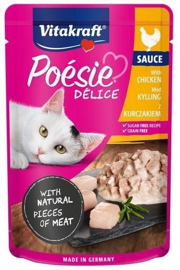 Vitakraft Poesie Deli Sauce kurczak 85 g