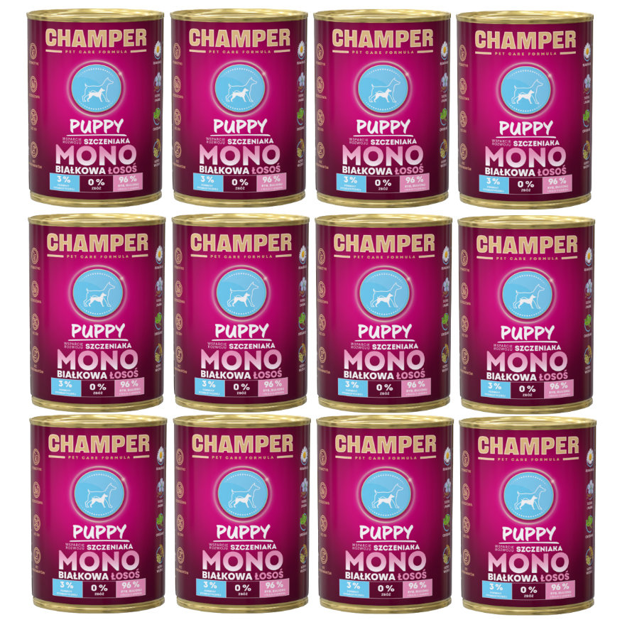 Champer łosoś junior 400 g × 12