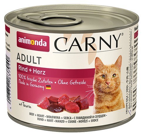 Animonda Carny wołowina, serce adult 200 g