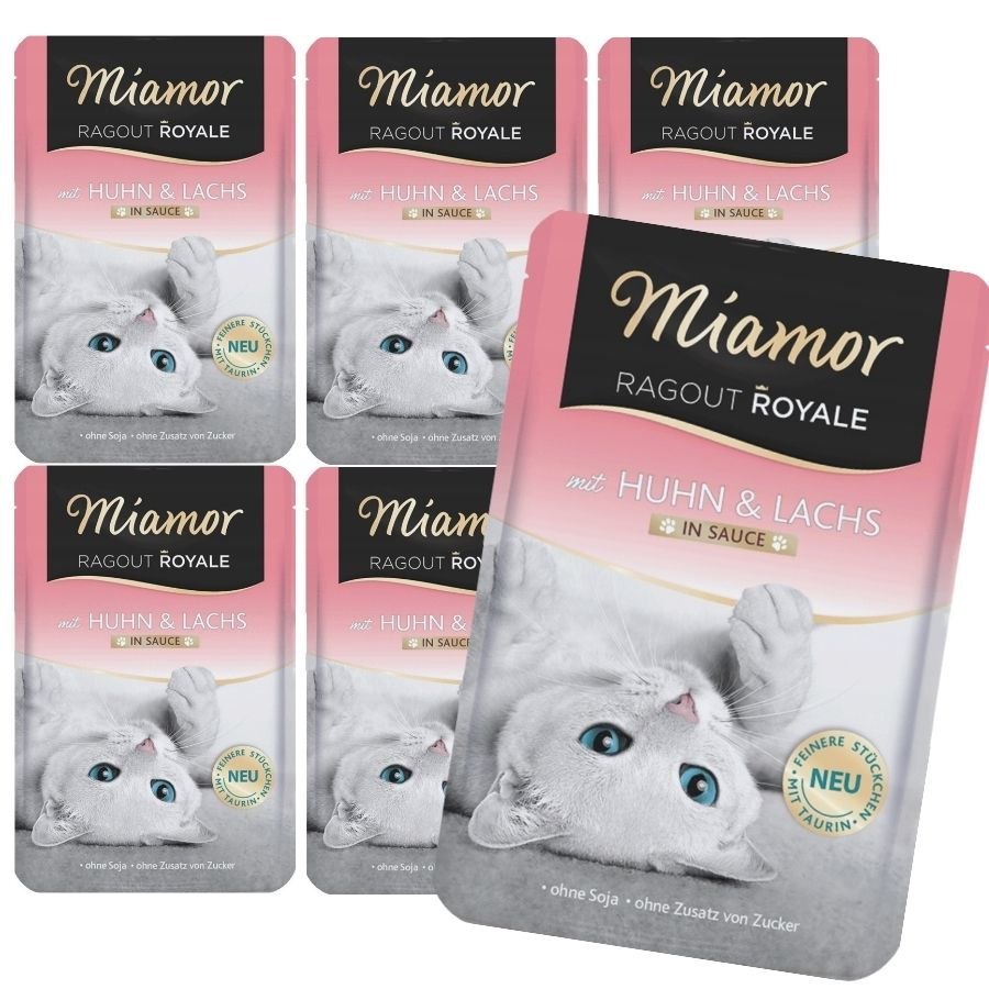 Miamor Ragout Royale kurczak, łosoś adult 100 g × 6
