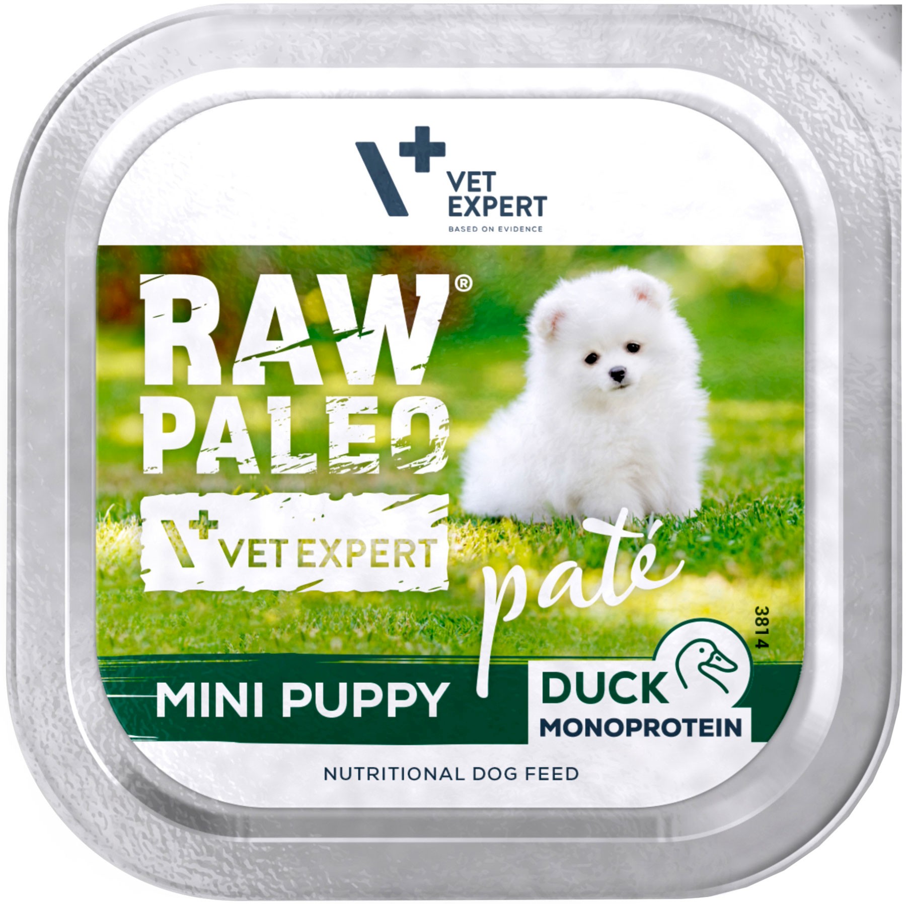 VetExpert Raw Paleo kaczka junior małe rasy 150 g