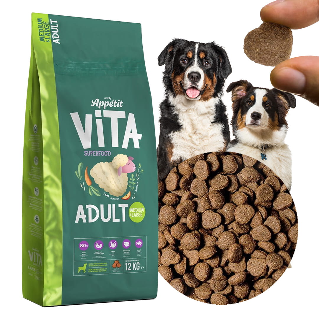 Comfy Appetit Vita jagnięcina adult średnie rasy, duże rasy 12 kg