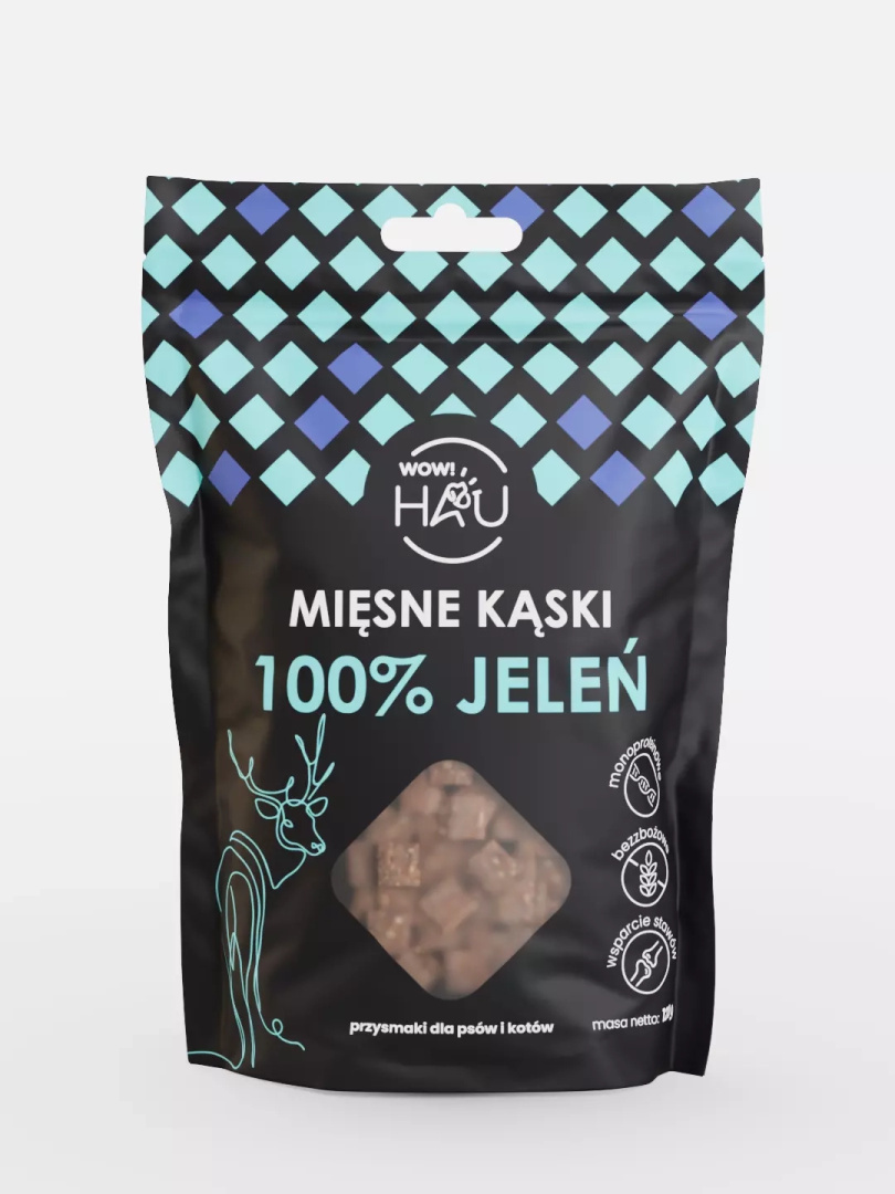 WOW!HAU jeleń 120 g