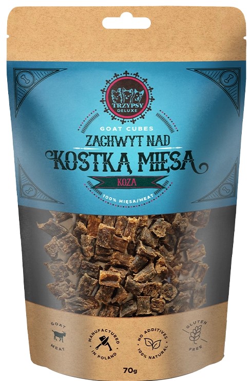 Trzy Psy Zachwyt Nad Kostką Mięsa kozina 70 g
