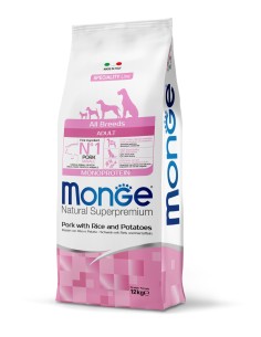 Monge Superpremium All Breeds wieprzowina adult 12 kg