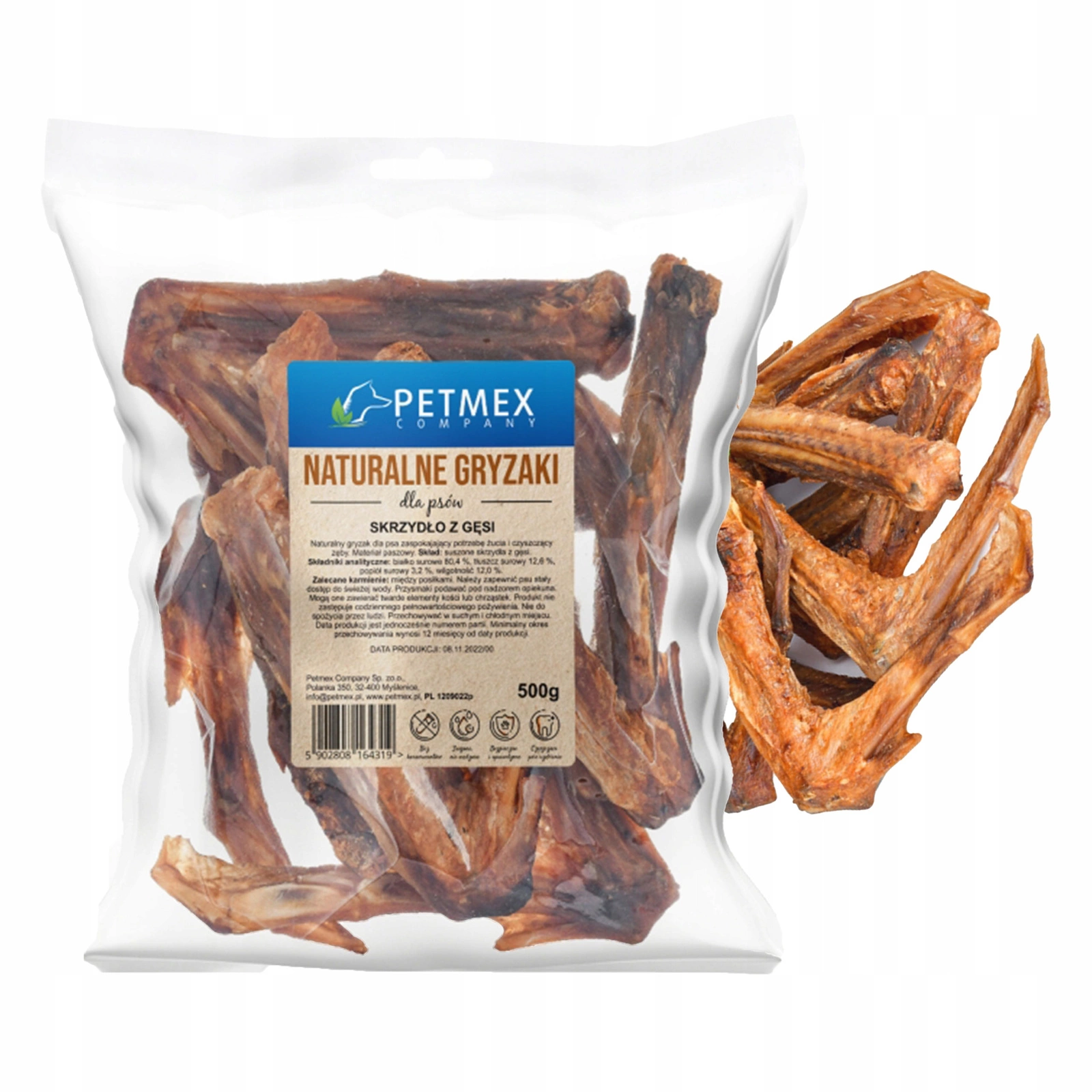 Petmex gęś 500 g