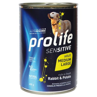 Prolife Dog Wet Sensitive królik adult 400 g