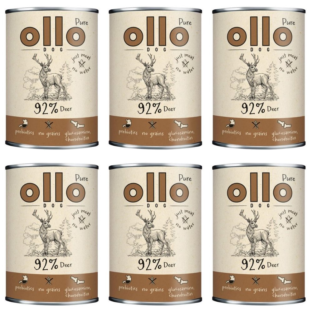 Ollo Pure jeleń 400 g × 6