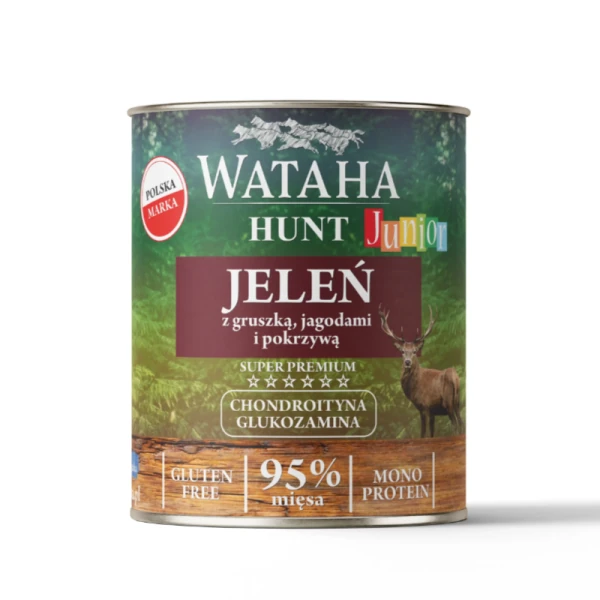 Wataha Hunt Mono Protein jeleń junior 800 g