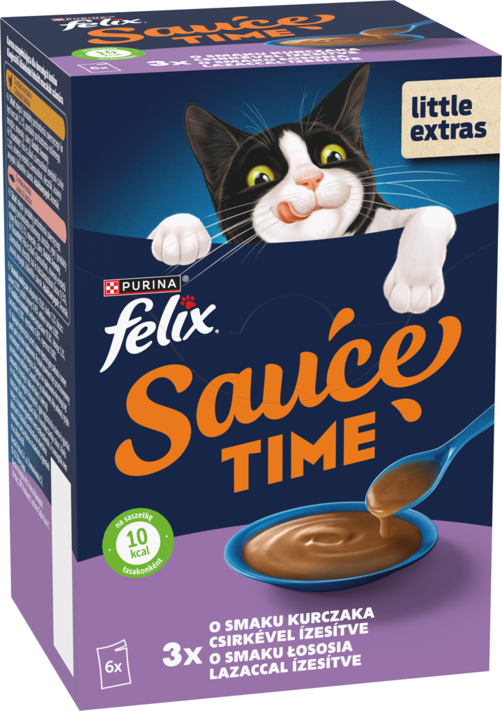 Purina Felix Sauce Time mix smaków w sosie adult 40 g × 6