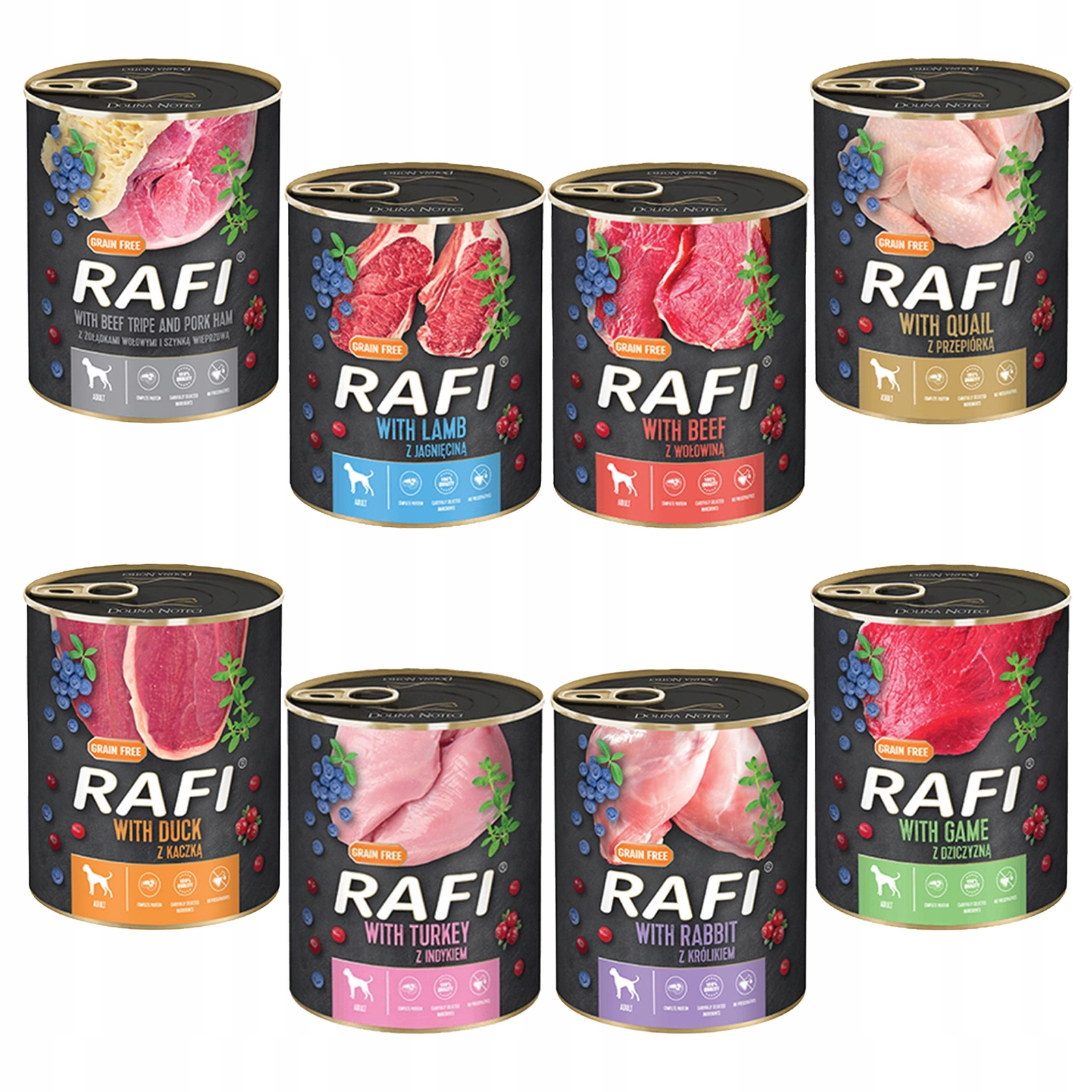 Rafi mix smaków 800 g × 8