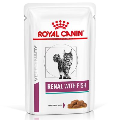 Royal Canin Veterinary Renal z rybą w sosie 85 g × 48