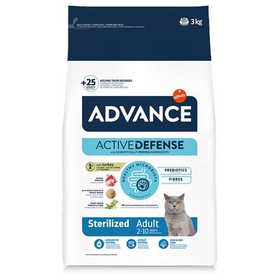 Advance ActiveDefense Sterilised indyk adult 3 kg