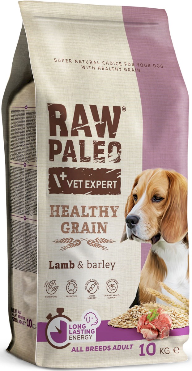 VetExpert Raw Paleo Healthy Grain jagnięcina adult 10 kg