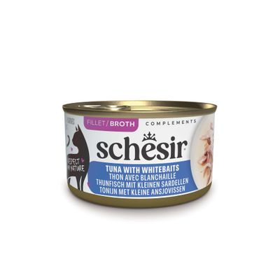 Schesir Complements sardela, tuńczyk w bulionie 70 g × 12
