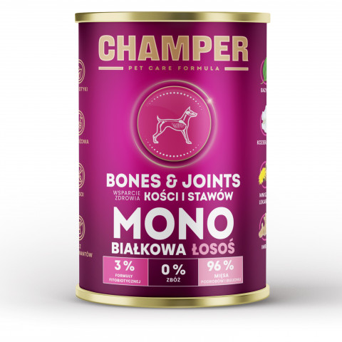 Champer Bones & Joints łosoś 400 g