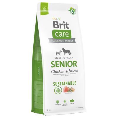 Brit Care kurczak, owady senior 12 kg × 2