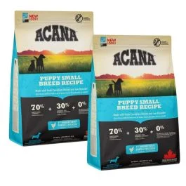 Acana flądra, jajo, kurczak puppy małe rasy 2 kg × 2