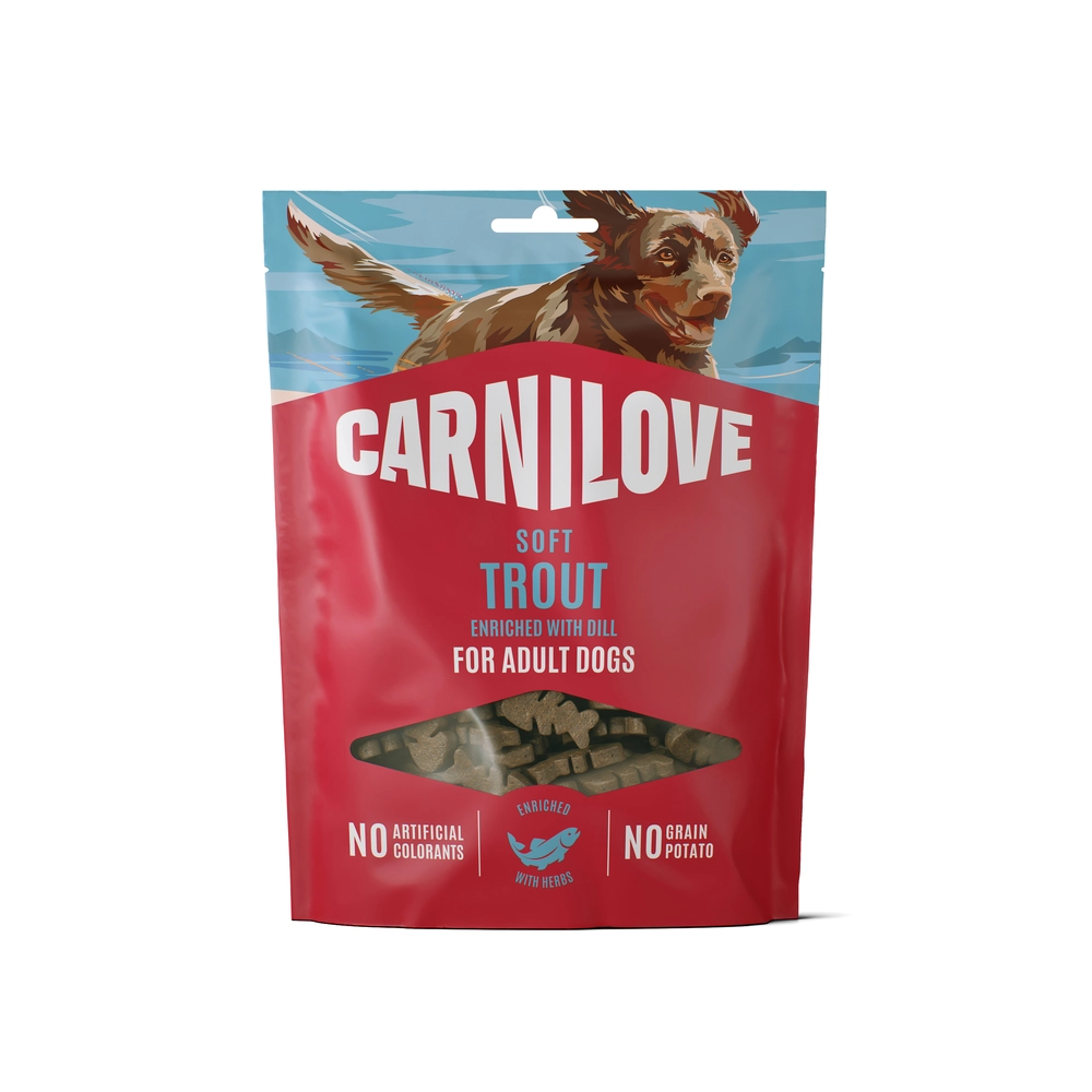 Carnilove Soft Snack pstrąg, koperek 200 g