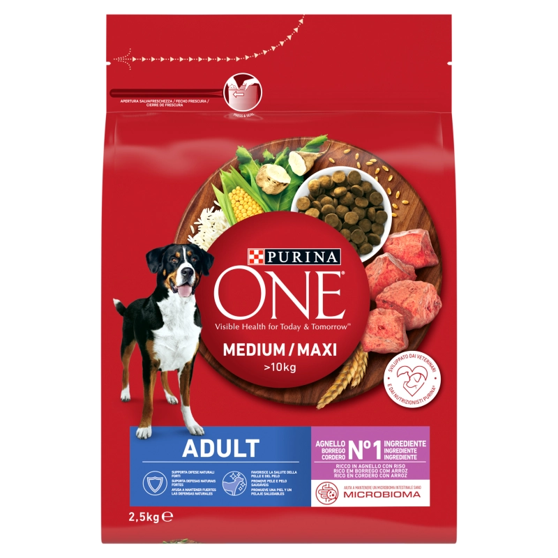 Purina Purina One jagnięcina adult średnie rasy, duże rasy 2,5 kg