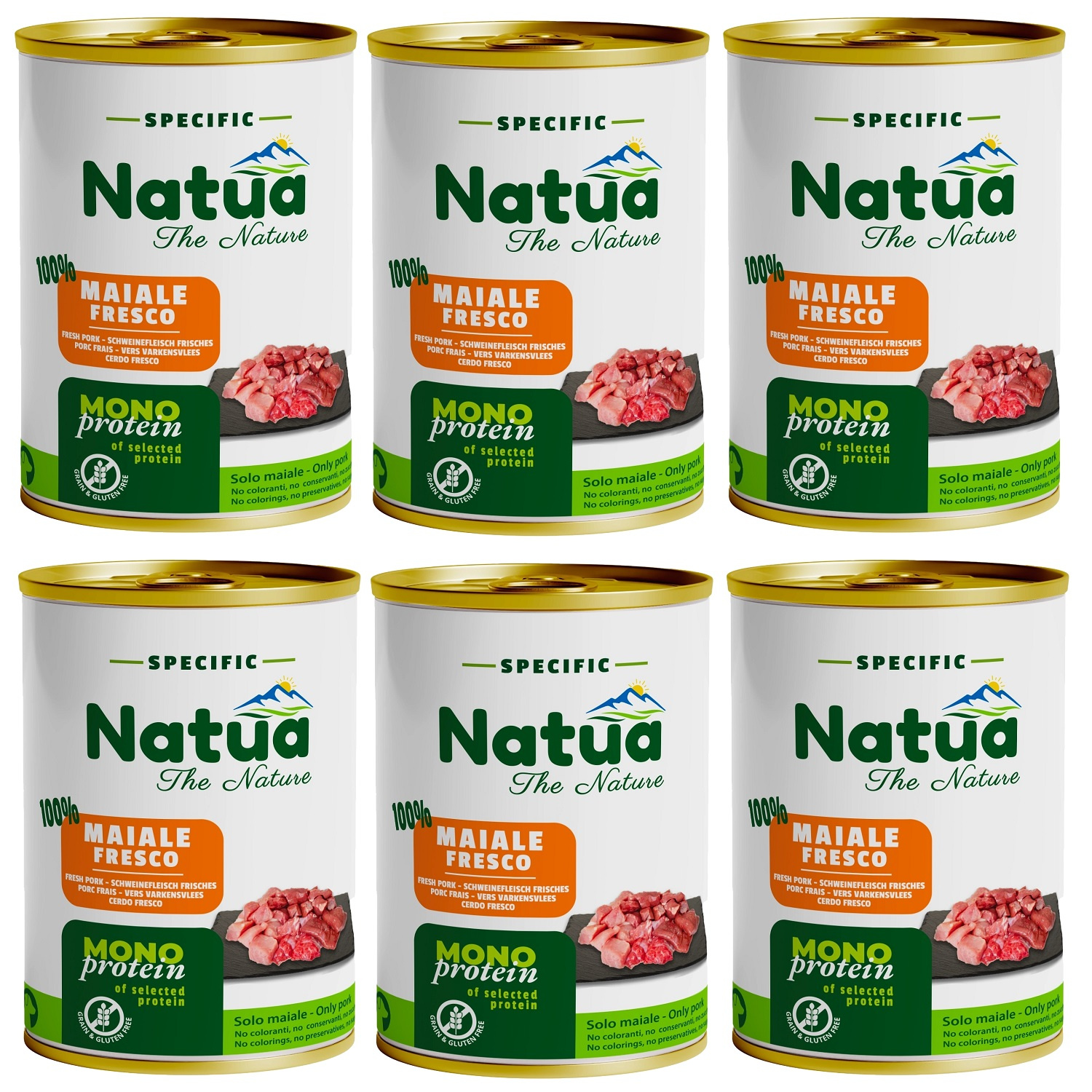 Natua wieprzowina 400 g × 6