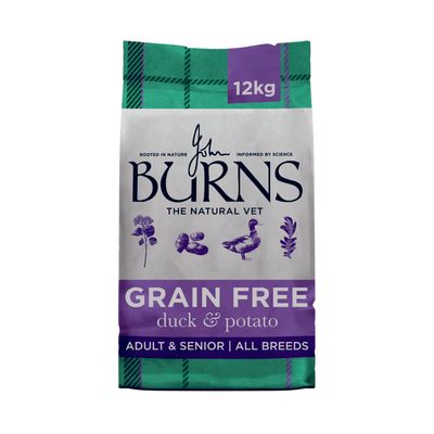 Burns Sensitive kaczka adult, senior 12 kg × 2