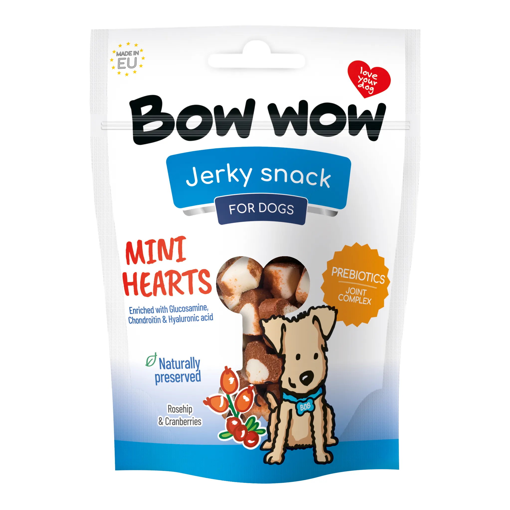 Bow Wow mięso, róża, żurawina 80 g