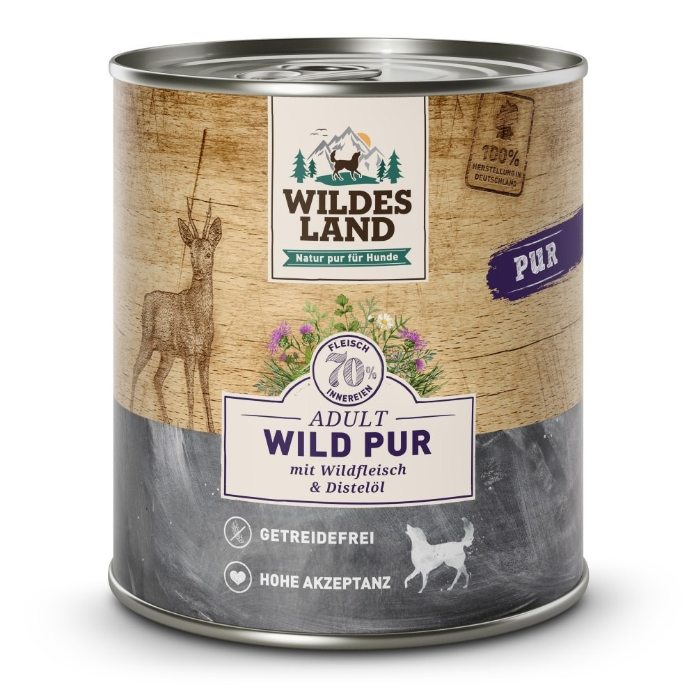 Wildes Land Wild Pur dziczyzna adult 800 g
