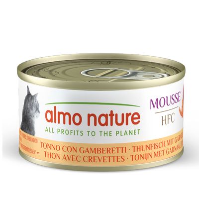 Almo Nature HFC tuńczyk z krewetkami pasztet 70 g × 24