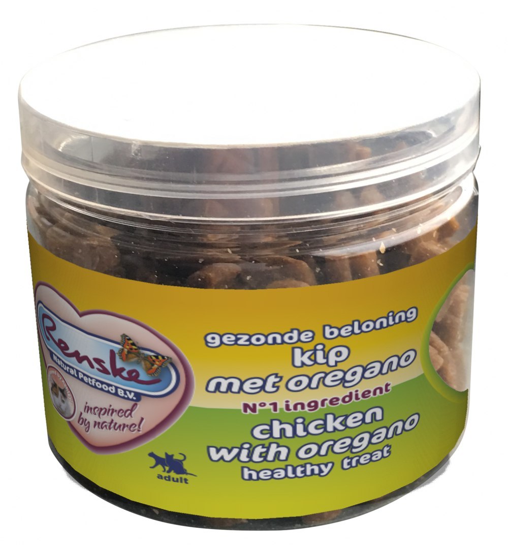 Renske Cat Healthy Mini Treat kurczak z oregano 100 g