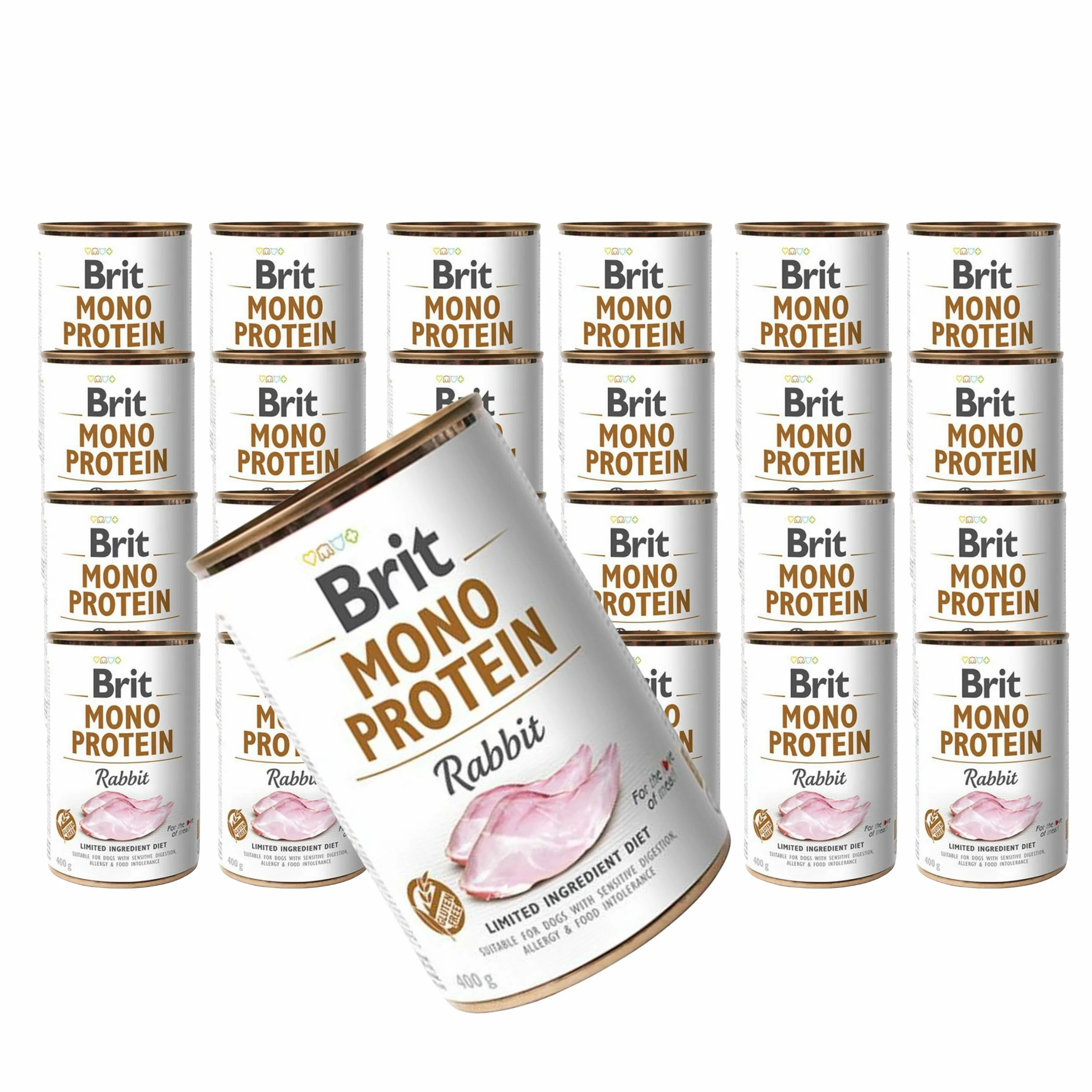 Brit Mono Protein królik adult 400 g × 24