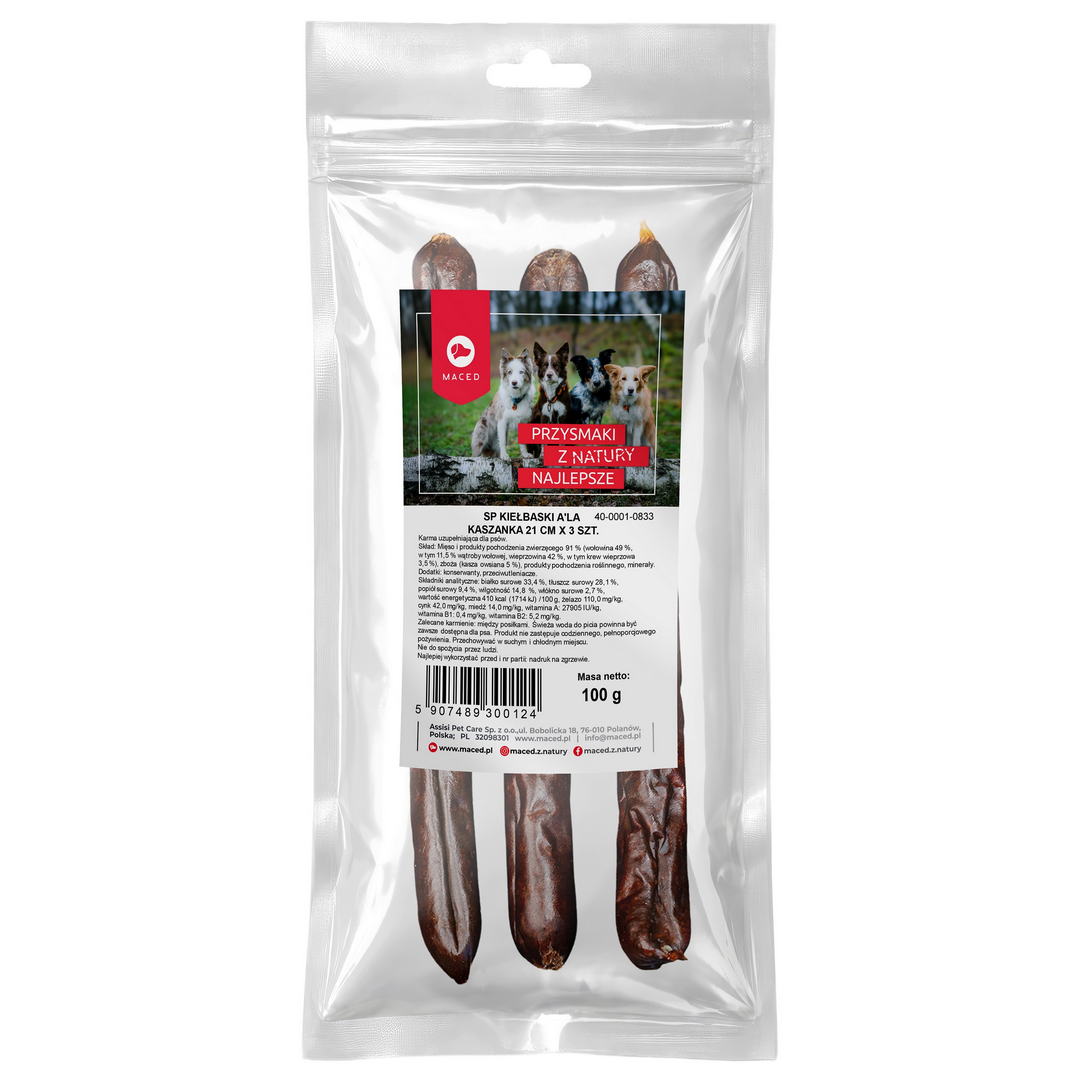 Maced Super Premium wieprzowina, wołowina 33 g × 3