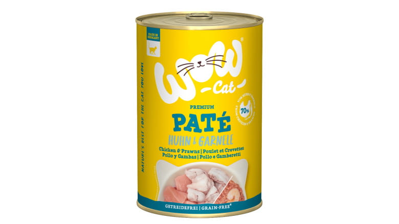 WOW Cat kurczak, krewetki pasztet adult 400 g